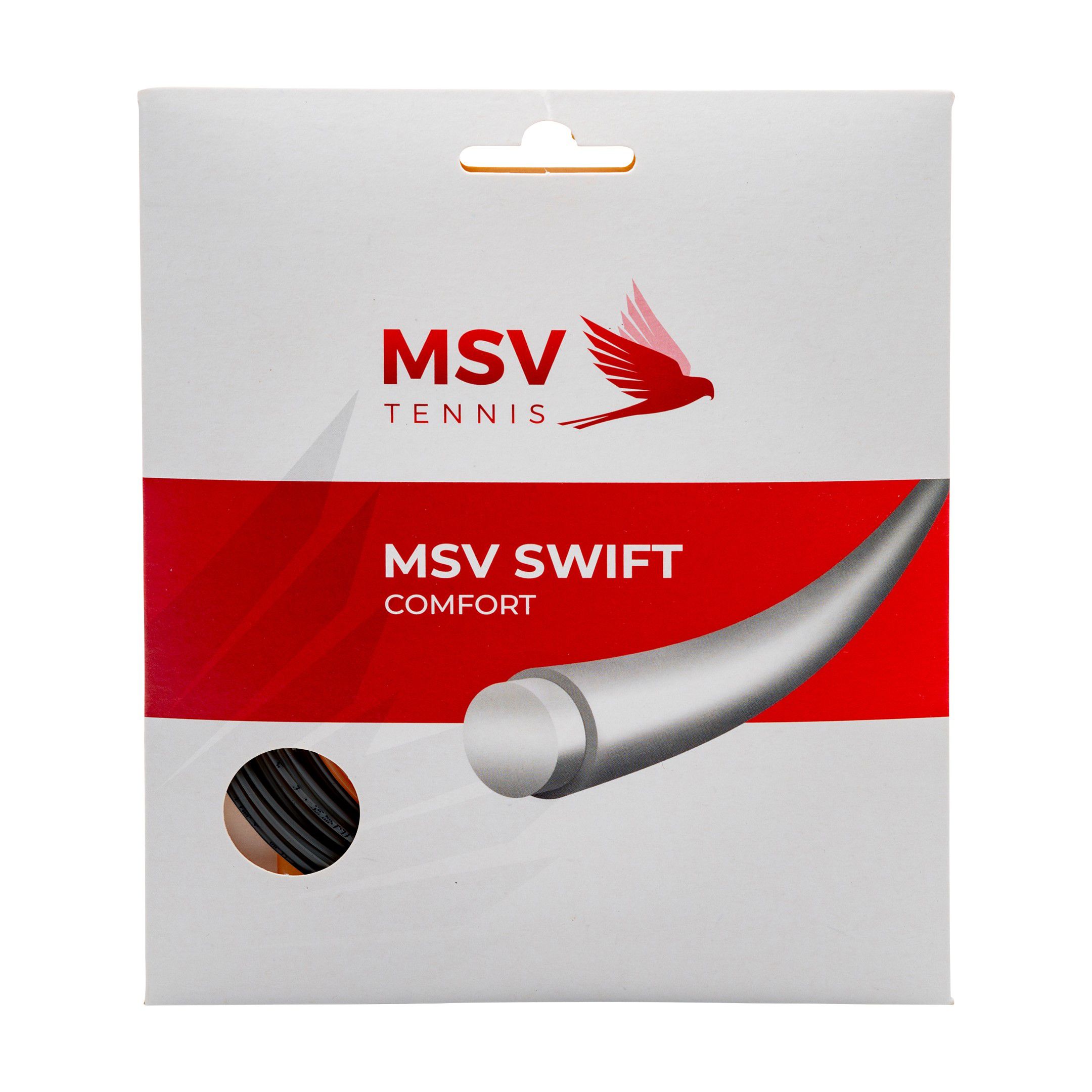 MSV SWIFT Tennissaite 12m 1,25mm schwarz